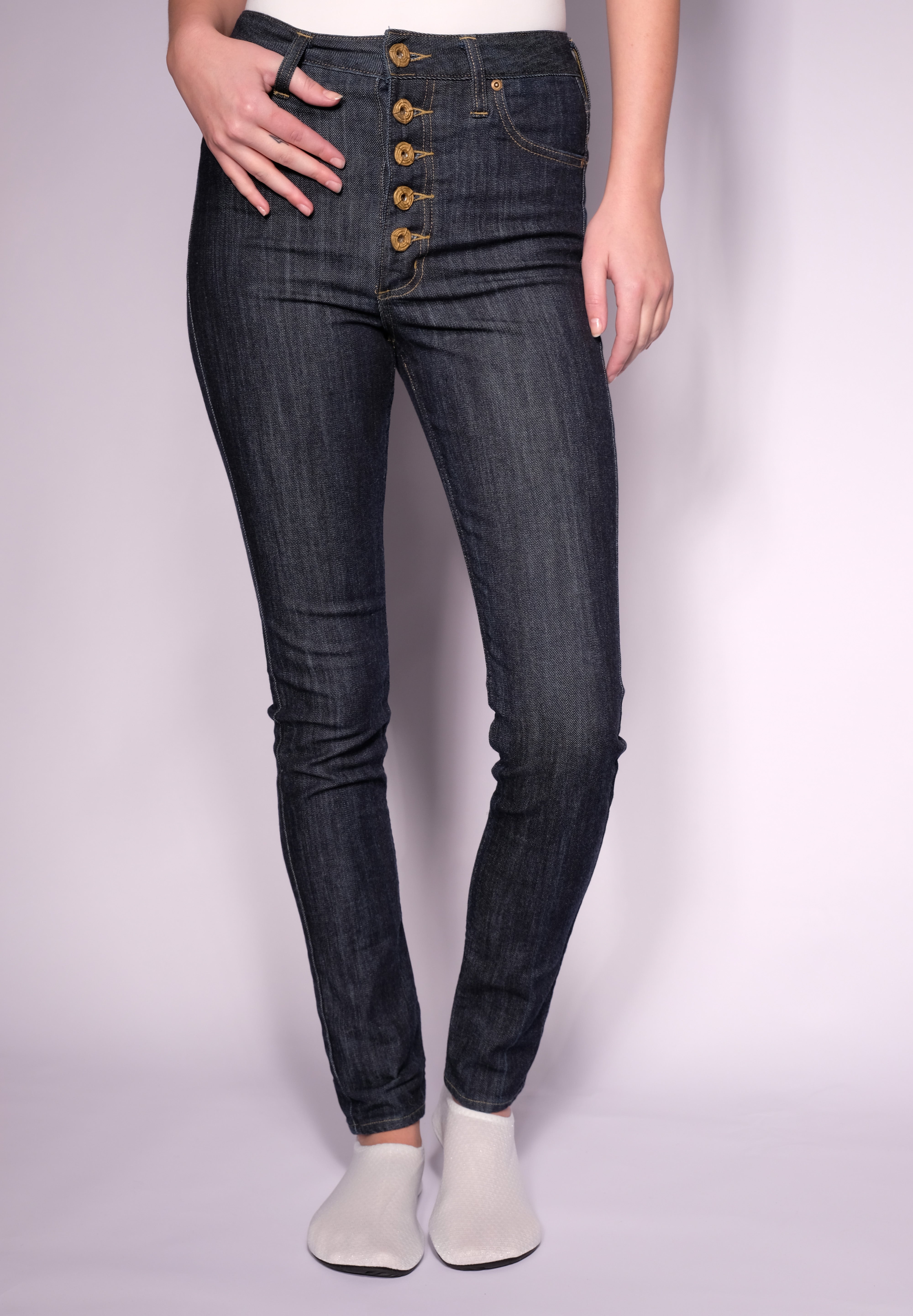 High Rise Skinny Leg Jeans