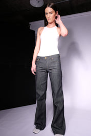 Raw Wide Leg Jeans