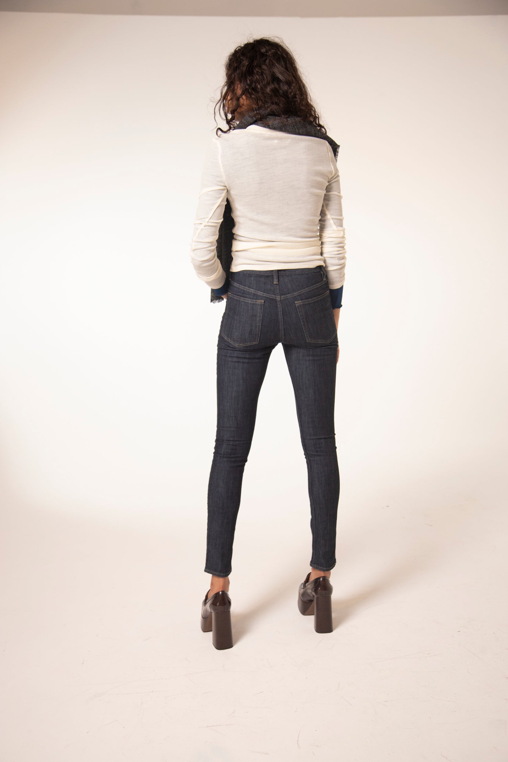 High Rise Skinny Leg Jeans